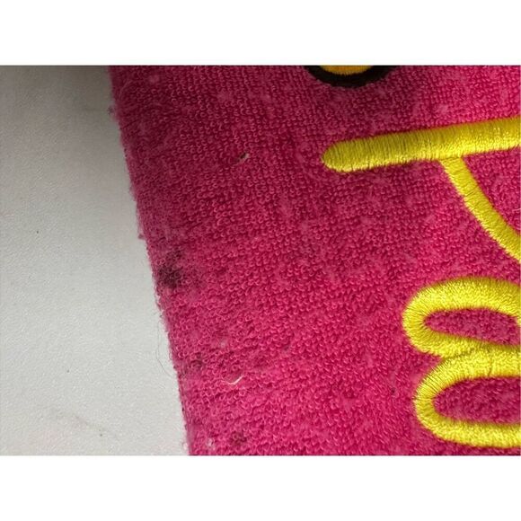 Y2K Tweety Bird Hot Pink Gold Terry Cloth Paradise Large Tote See Description - Picture 9 of 16
